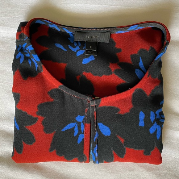 *J. Crew* Firework Floral Blouse - Picture 4 of 7